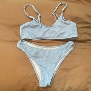 SHEIN light blue 2 piece bikini